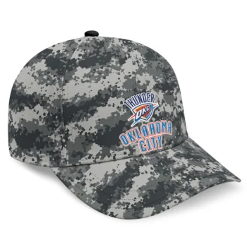 Oklahoma City Thunder Cap - Customized Digital Camo Gray