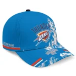 oklahoma-city-thunder-cap-personalized-smoke-flames-blue-best-selling.webp