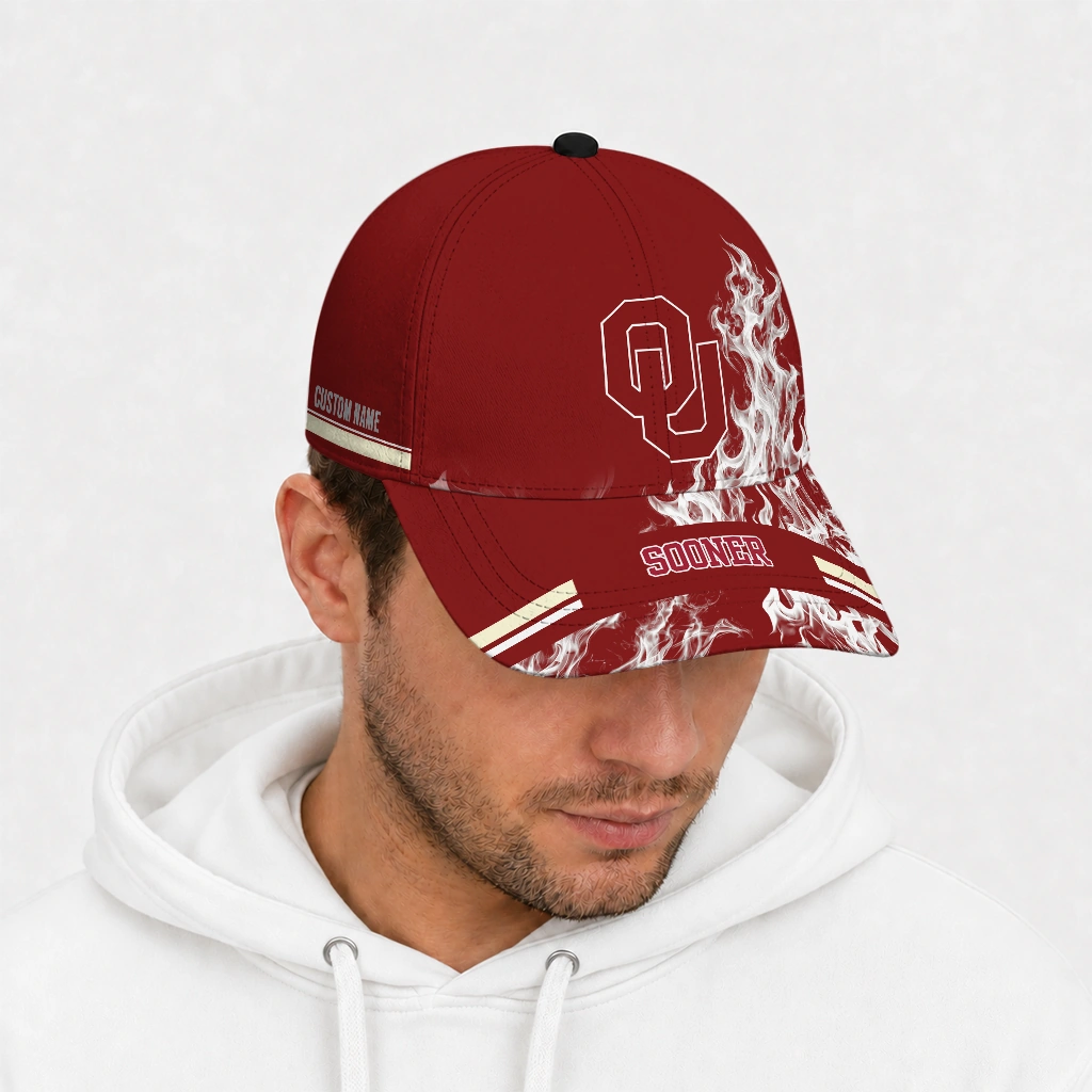 oklahoma-sooners-cap-personalized-smoke-flames-crimson-new-arrival.webp