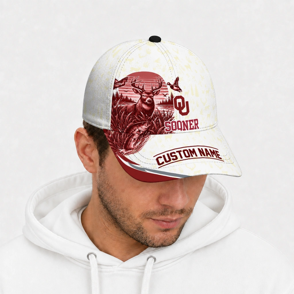 oklahoma-sooners-cap-personalized-toile-pattern-crimson-white-new-arrival.webp