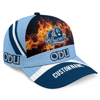 Old Dominion Monarchs Cap - Personalized Blazing Fire Blue