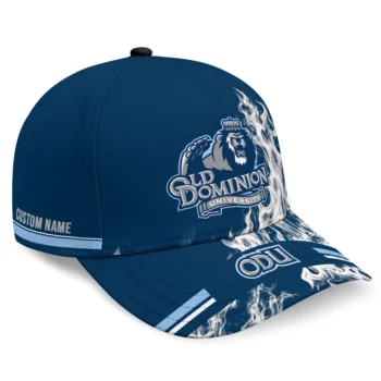 Old Dominion Monarchs Cap - Personalized Smoke Flames Blue