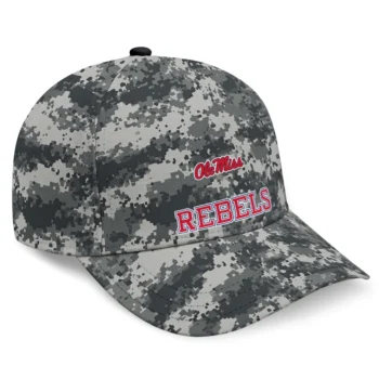 Ole Miss Rebels Cap - Custom Digital Camo Gray