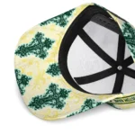 oregon-ducks-cap-custom-damask-pattern-green-white-best-selling.webp