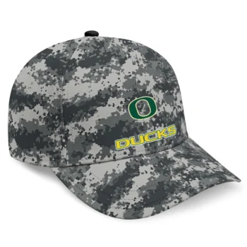 Oregon Ducks Cap - Custom Digital Camo Gray
