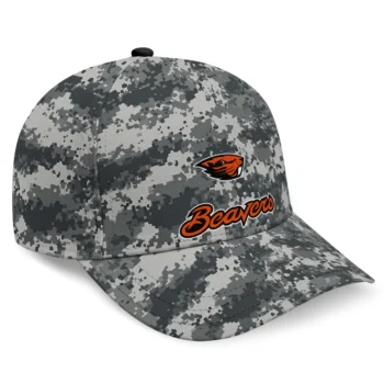 Oregon State Beavers Cap - Customized Digital Camo Gray