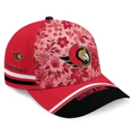 ottawa-senators-cap-customized-tropical-floral-red-best-selling.webp