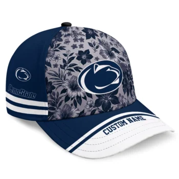 Penn State Nittany Lions Cap - Customized Tropical Floral Blue