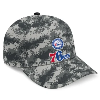 Philadelphia 76ers Cap - Custom Digital Camo Gray