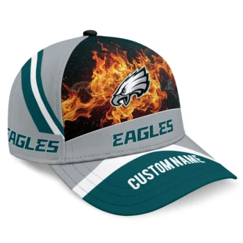 Philadelphia Eagles Cap - Customized Blazing Fire Green
