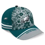 philadelphia-eagles-cap-customized-tropical-floral-green-best-selling.webp