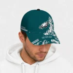 philadelphia-eagles-cap-personalized-smoke-flames-green-best-selling.webp