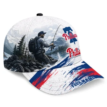 Philadelphia Phillies Cap - Customized Photo Realistic Blue White