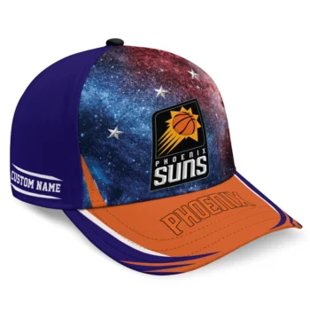 Phoenix Suns Cap - Custom Galaxy Nebula Purple