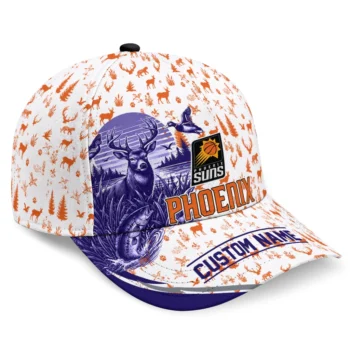 Phoenix Suns Cap - Custom Toile Pattern Purple White