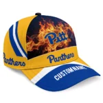 pittsburgh-panthers-cap-customized-blazing-fire-royal-blue-best-selling.webp