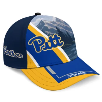 Pittsburgh Panthers Cap - Customized Diagonal Slash Royal Blue