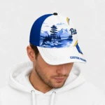 pittsburgh-panthers-cap-customized-flat-illustration-royal-blue-white-best-selling.webp