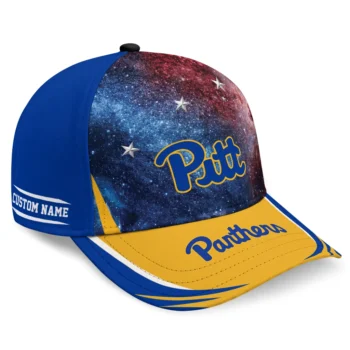 Pittsburgh Panthers Cap - Customized Galaxy Nebula Royal Blue