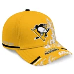 pittsburgh-penguins-cap-customized-smoke-flames-yellow-best-selling.webp