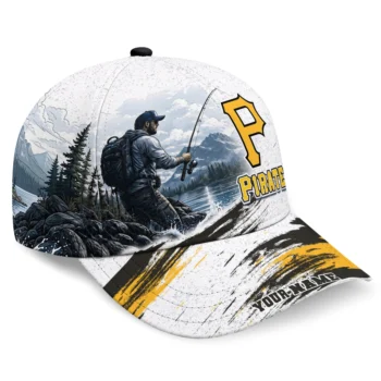 Pittsburgh Pirates Cap - Personalized Photo Realistic Black White