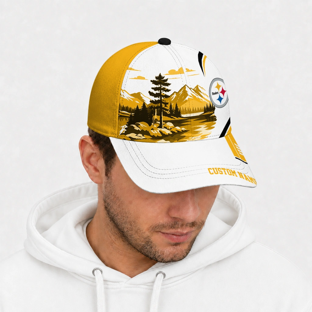 pittsburgh-steelers-cap-custom-flat-illustration-gold-white-new-arrival.webp