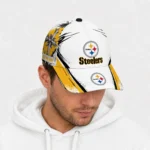 pittsburgh-steelers-cap-customized-grunge-cross-gold-white-best-selling.webp