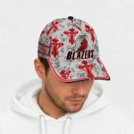 portland-trail-blazers-cap-custom-damask-pattern-red-white-best-selling.webp