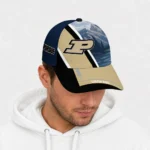 purdue-boilermakers-cap-personalized-diagonal-slash-gold-best-selling.webp