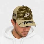 purdue-boilermakers-cap-personalized-pixel-camo-gold-best-selling.webp