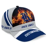 rice-owls-cap-personalized-blazing-fire-navy-blue-best-selling.webp