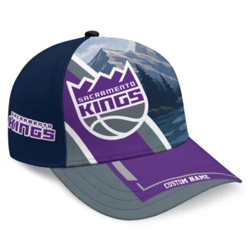 Sacramento Kings Cap - Custom Diagonal Slash Purple