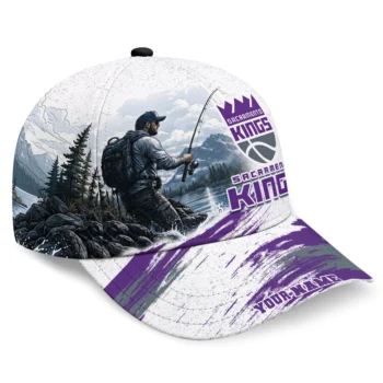 Sacramento Kings Cap - Personalized Photo Realistic Purple White