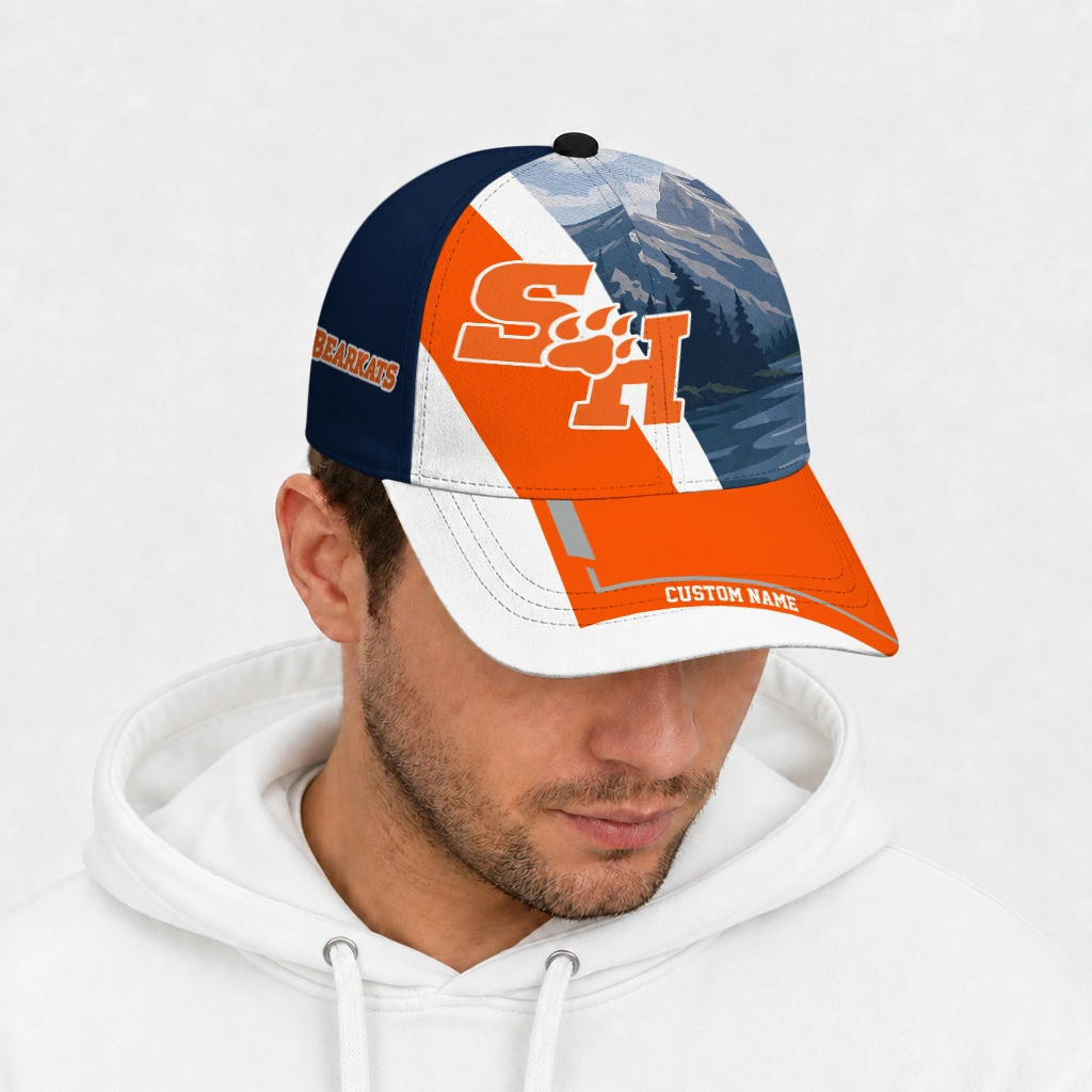 sam-houston-bearkats-cap-custom-diagonal-slash-orange-new-arrival.webp