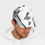 san-antonio-spurs-cap-custom-grunge-cross-silver-white-best-selling.webp