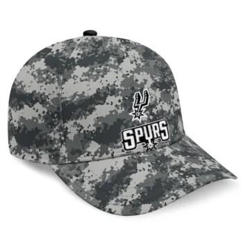 San Antonio Spurs Cap - Customized Digital Camo Gray
