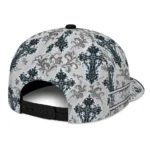 san-antonio-spurs-cap-personalized-damask-pattern-silver-white-best-selling.webp