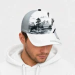 san-antonio-spurs-cap-personalized-flat-illustration-silver-white-best-selling.webp