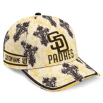 san-diego-padres-cap-personalized-damask-pattern-brown-white-best-selling.webp