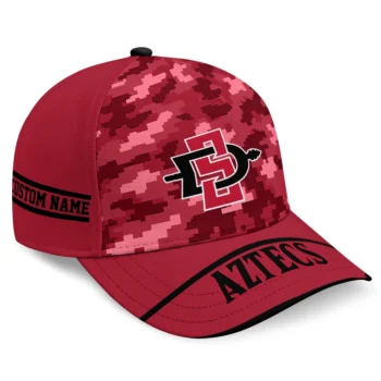 San Diego State Aztecs Cap - Custom Pixel Camo Red