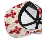 san-francisco-49ers-cap-customized-damask-pattern-red-white-best-selling.webp