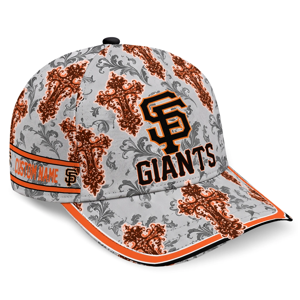 san-francisco-giants-cap-custom-damask-pattern-orange-white-best-selling.webp san francisco giants cap custom damask pattern orange white best selling