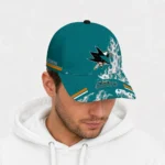 san-jose-sharks-cap-personalized-smoke-flames-teal-best-selling.webp