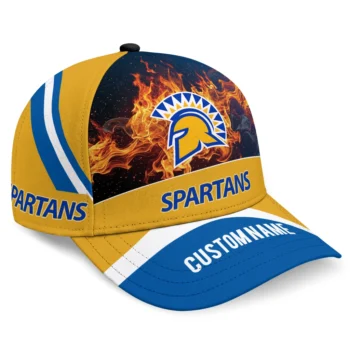 San Jose State Spartans Cap - Personalized Blazing Fire Blue