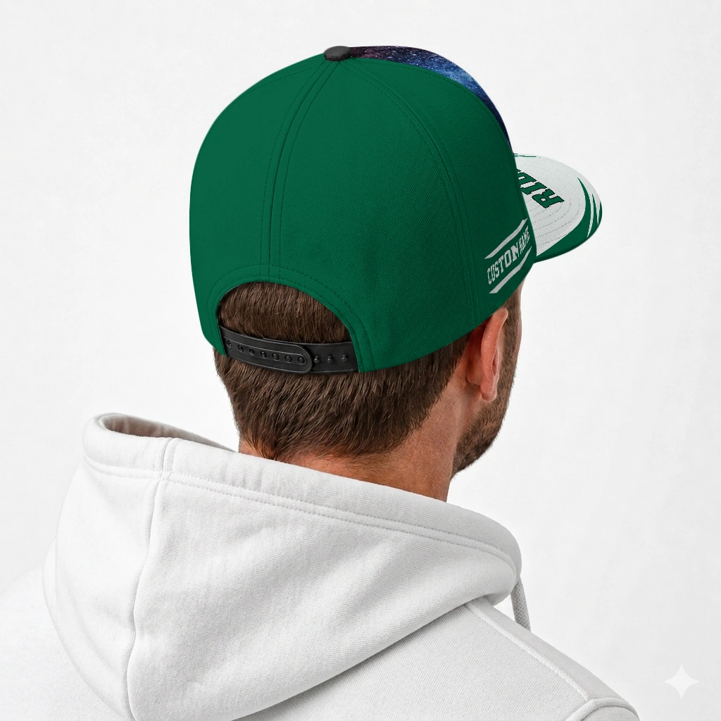 saskatchewan-roughriders-cap-customized-galaxy-nebula-green-latest-model.webp
