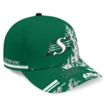 saskatchewan-roughriders-cap-customized-smoke-flames-green-best-selling.webp