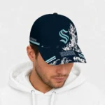 seattle-kraken-cap-custom-smoke-flames-blue-best-selling.webp
