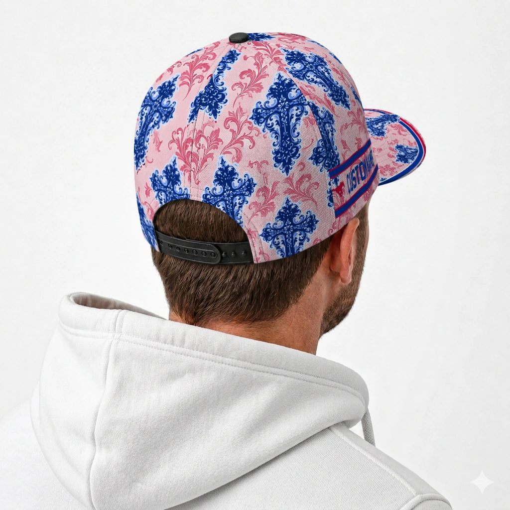 smu-mustangs-cap-personalized-damask-pattern-blue-white-latest-model.webp