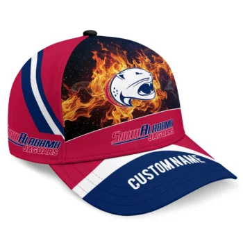 South Alabama Jaguars Cap - Customized Blazing Fire Blue