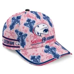 south-alabama-jaguars-cap-customized-damask-pattern-blue-white-best-selling.webp